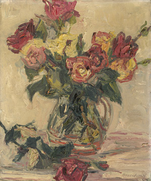 Lot 7154, Auction  115, Hassebrauk, Ernst, Stilleben mit Rosen