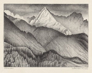 Lot 7202, Auction  115, Kanoldt, Alexander, "Karwendel"