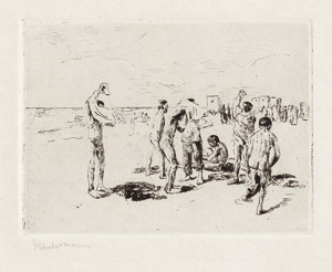 Lot 7239, Auction  115, Liebermann, Max, Badende Knaben