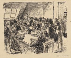 Lot 7243, Auction  115, Liebermann, Max, Kindervolksküche