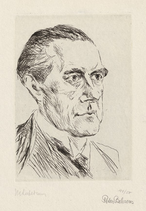 Lot 7248, Auction  115, Liebermann, Max, Portrait Peter Behrens