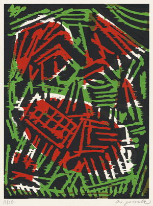 Lot 7329, Auction  115, Penck, A. R., Jäger