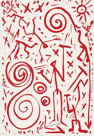 Lot 7330, Auction  115, Penck, A. R., Figuren II