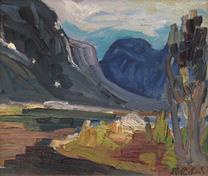 Lot 7351, Auction  115, Richard, René, Herbstlandschaft am Rivière Malbaie