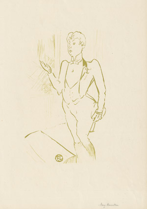 Lot 7398, Auction  115, Toulouse-Lautrec, Henri de, Mary Hamilton