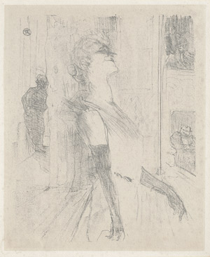 Lot 7400, Auction  115, Toulouse-Lautrec, Henri de, Yvette Guilbert - Sur la scène