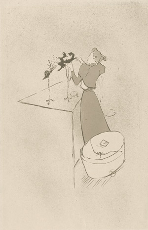 Lot 8007, Auction  115, Toulouse-Lautrec, Henri de, La Modiste Renée Vert