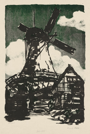 Lot 8058, Auction  115, Nolde, Emil, Große Mühle