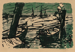 Lot 8060, Auction  115, Nolde, Emil, Boote