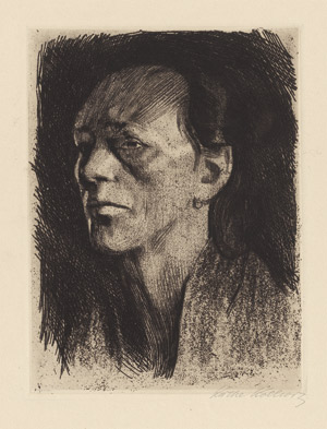 Lot 8069, Auction  115, Kollwitz, Käthe, Arbeiterfrau (mit dem Ohrring)