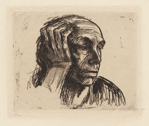 Lot 8092, Auction  115, Kollwitz, Käthe, Selbstbildnis