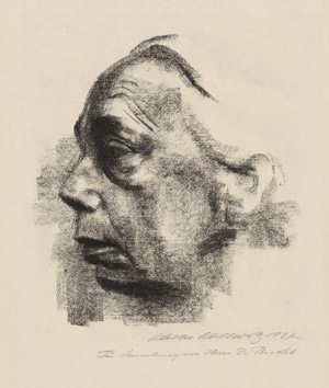 Lot 8119, Auction  115, Kollwitz, Käthe, Selbstbildnis im Profil