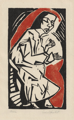 Lot 8284, Auction  115, Heckel, Erich, "Frau" (Liegende)