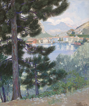 Lot 8332, Auction  115, Lietzmann, Hans, Ansicht von Torbole am Gardasee