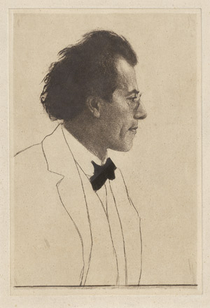 Lot 8408, Auction  115, Orlik, Emil, Der Komponist Gustav Mahler