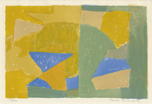 Lot 8428, Auction  115, Poliakoff, Serge, Composition jaune, verte, bleue et rouge