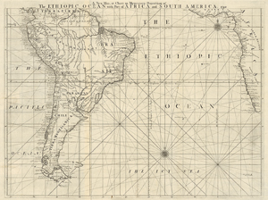 Lot 11, Auction  116, Herbert, William, A New Map or Chart in Mercators Projection of the Ethiopic Ocean