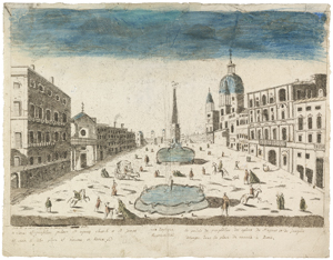 Lot 117, Auction  116, Kleine Sammlung von Guckkastenbildern, London, Rom und Venedig