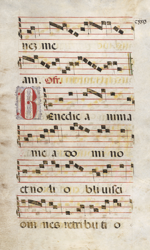 Lot 1016, Auction  116, Antiphonale-Fragmente, Feria quinta In coena domini. Ad matutinum In I Nocturno