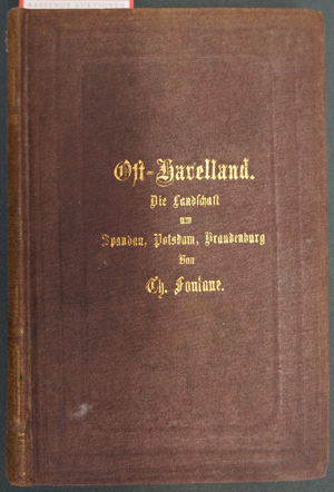 Lot 2071, Auction  116, Fontane, Theodor, Ost-Havelland