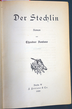 Lot 2074, Auction  116, Fontane, Theodor, Der Stechlin