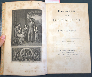 Lot 2092, Auction  116, Goethe, Johann Wolfgang von, Hermann und Dorothea. Neue Ausgabe
