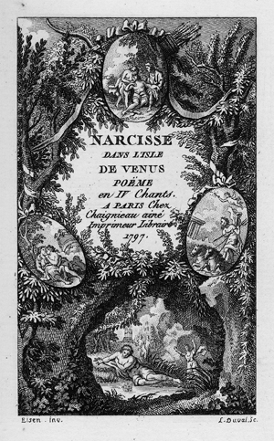 Lot 2155, Auction  116, Malfilâtre, J.-C.-L. Clinchamps de, Narcisse dans l'isle de Vénus + Beiband