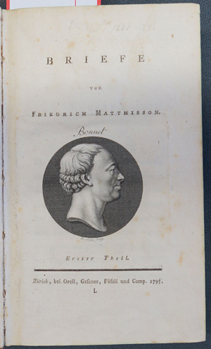 Lot 2156, Auction  116, Matthisson, Friedrich von, Briefe