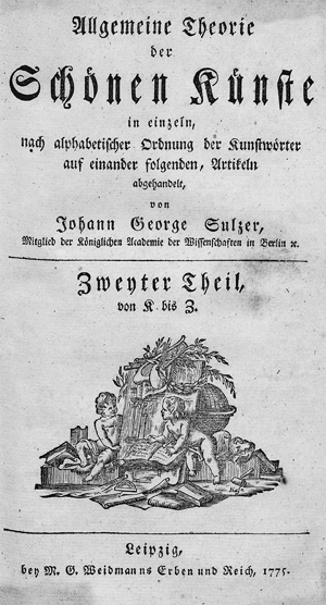 Lot 2227, Auction  116, Sulzer, Johann Georg, Allgemeine Theorie der schönen Künste