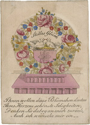 Lot 2355, Auction  116, Ihnen wollen diese Blümchen deuten und Hebelzugbillet, Ihnen wollen diese Blümchen deuten