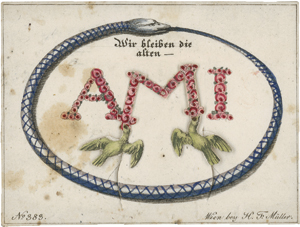 Lot 2361, Auction  116, Wir bleiben die alten AMI und Hebelzugbillet, Wir bleiben die alten AMI