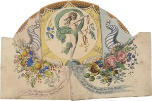 Lot 2362, Auction  116, Die Blumen keimen und verblühn und Klappbillet, Die Blumen keimen und verblühn