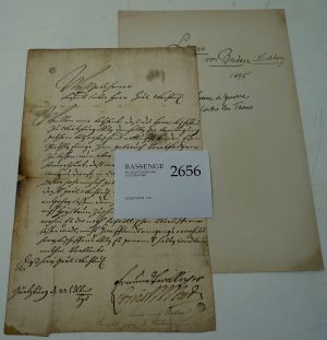 Lot 2656, Auction  116, Ludwig Wilhelm, Markgraf von Baden, Brief 1695