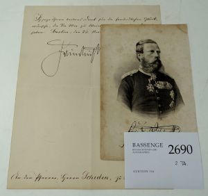 Lot 2690, Auction  116, Friedrich III., Deutscher Kaiser, Brief 1861