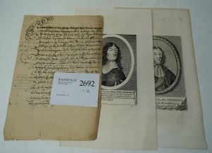 Lot 2692, Auction  116, Friedrich Wilhelm, Kurfürst von Brandenburg, Brief 1672