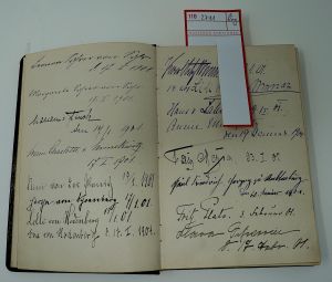 Lot 2711, Auction  116, Münster, gräfliche Familie, Gästebuch 1900-1906