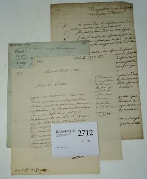 Lot 2712, Auction  116, Marchant, Honoré Baron de, Briefe über die Organisation von Lazaretten in Dresden