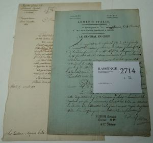 Lot 2714, Auction  116, Moreau, Jean-Victor, Armeebefehl 1799 + Beigabe