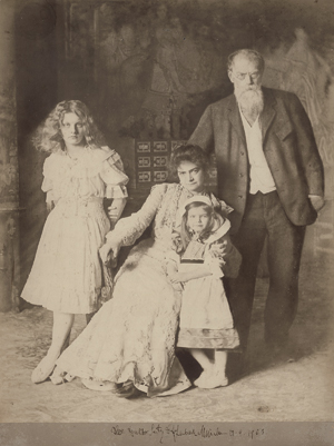 Lot 2743, Auction  116, Lenbach, Franz von, Großes Familienfoto mit Widmung