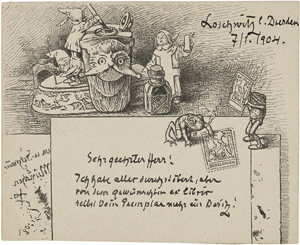 Lot 2757, Auction  116, Vogel, Hermann, Illustrierte Briefkarte