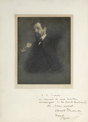 Lot 2770, Auction  116, Debussy, Claude, Foto mit Widmung