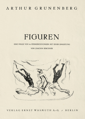 Lot 3023, Auction  116, Grunenberg, Arthur, Figuren. Eine Folge von 16 Steinzeichnungen 