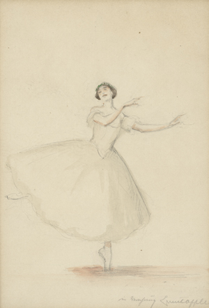 Lot 3049, Auction  116, Oppler, Ernst und Karsawina, Tamara, Karsavina in "La Sylphide". 