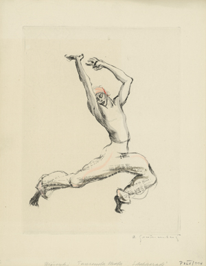 Lot 3059, Auction  116, Grunenberg, Arthur und Nijinsky, Vaslav, Vazlav Nijinsky als Tanzender Mohr in "Scheherazade"