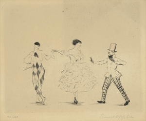 Lot 3060, Auction  116, Oppler, Ernst und Nijinsky, Vaslav , Vaslav Nijinsky, Tamara Karsavina und Enrico Cecchetti