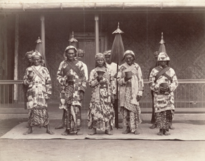 Lot 4068, Auction  116, Salzwedel, Herman, Hindu priests during the Kassada Bromo festival