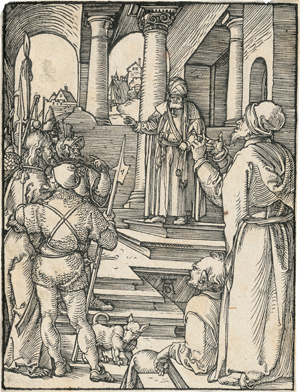 Lot 5060, Auction  116, Dürer, Albrecht, Christus vor Pilatus 