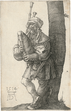 Lot 5088, Auction  116, Dürer, Albrecht, Der Dudelsackpfeifer