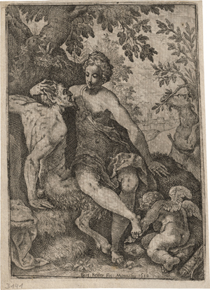 Lot 5160, Auction  116, Reiter, Bartolome, Die Nymphe auf dem Schoße eines Satyrs