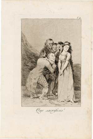 Lot 5239, Auction  116, Goya, Francisco de, Que sacrificio!